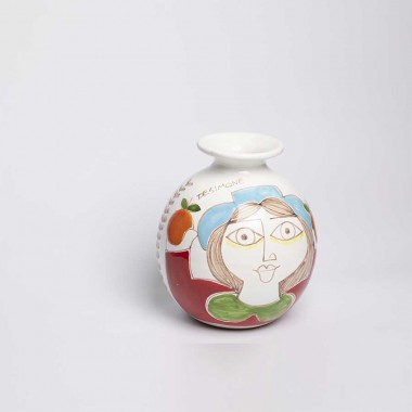 Round Cachepot Folk VS507FK-OM Round Cachepot Folk VS507FK-OM